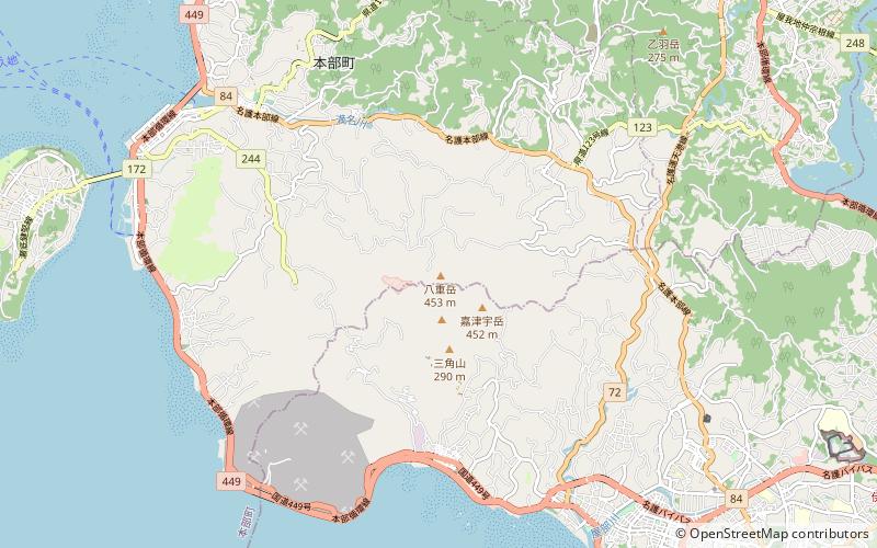 Mount Yae location map
