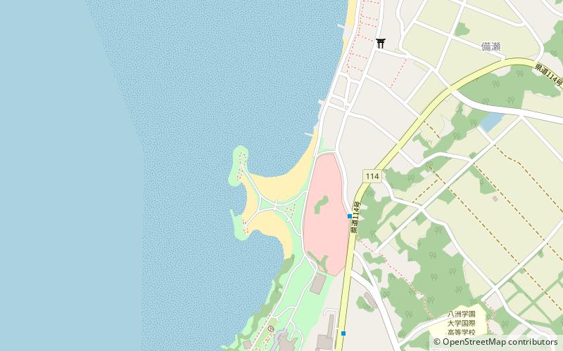 emerald beach motobu location map