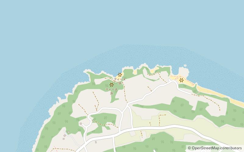 heart rock nakijin location map