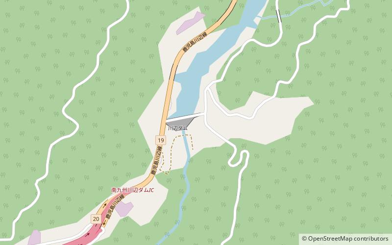 Kawanabe Dam location map