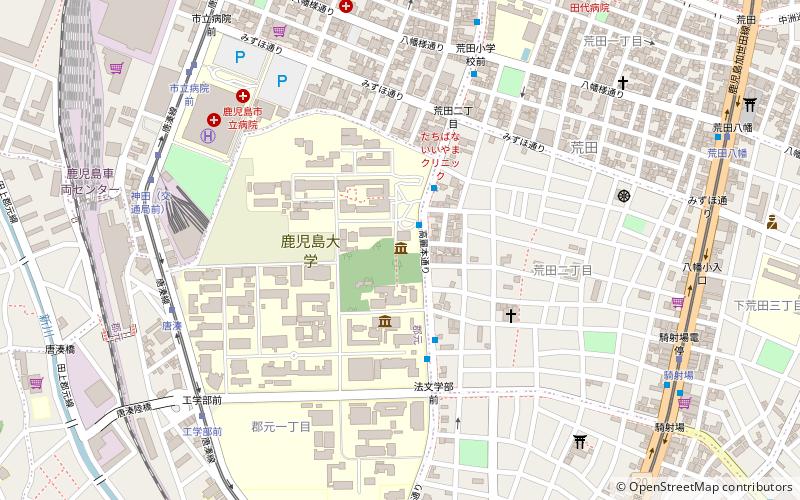 Universidad de Kagoshima location map