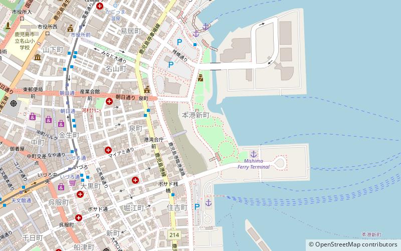 lu er dao shi dolphin port kagoshima location map
