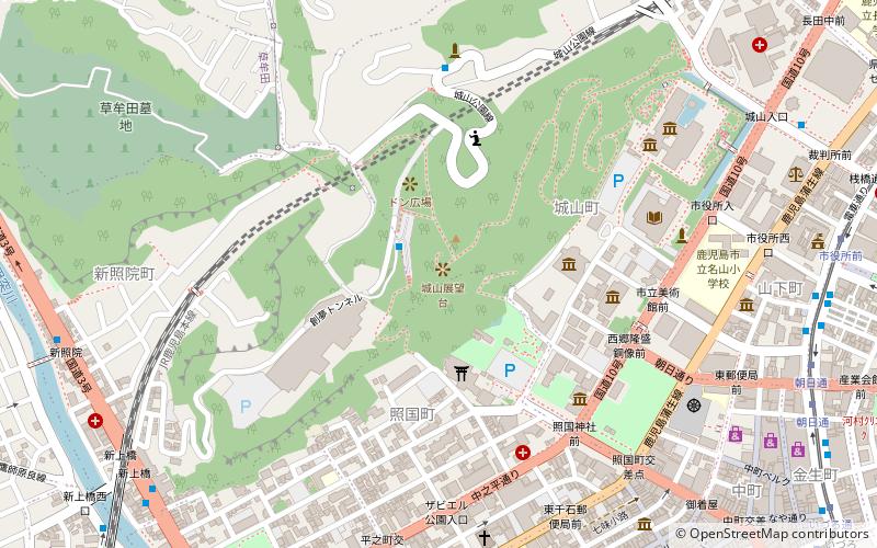 Mont Shiroyama location map