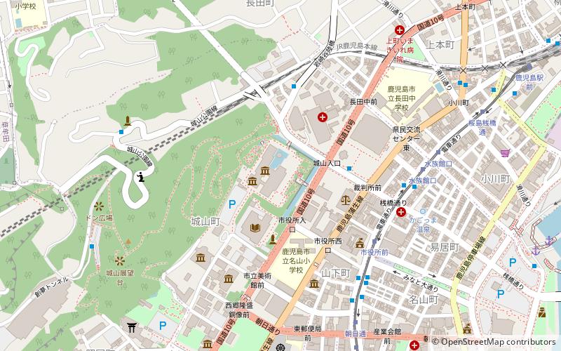 Castillo Kagoshima location map