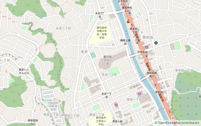 Kagoshima Arena location map