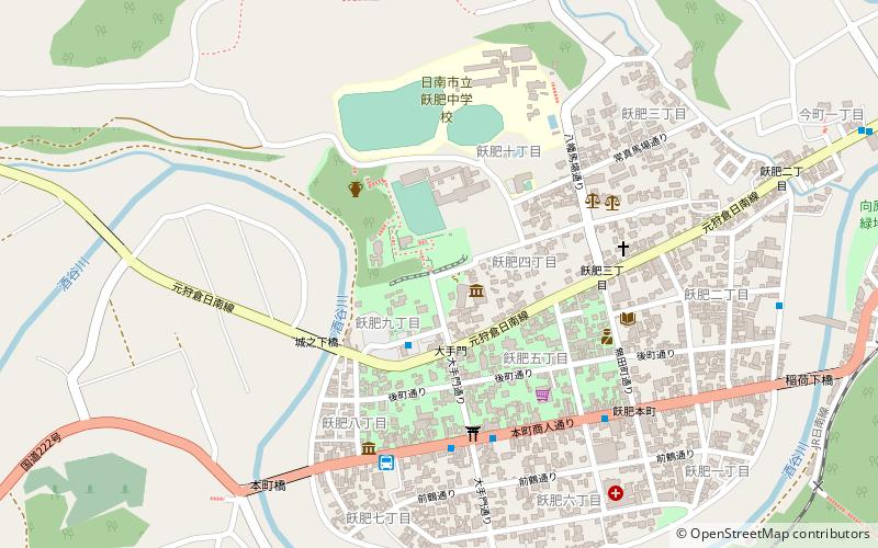 Obi Castle location map