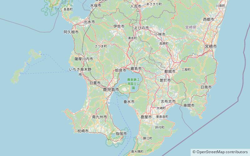 Caldera Aira location map