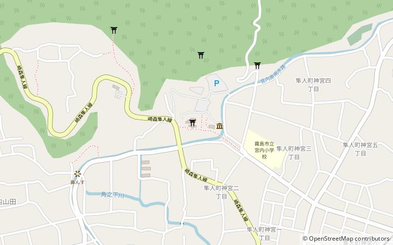 Kagoshima-jingū location map