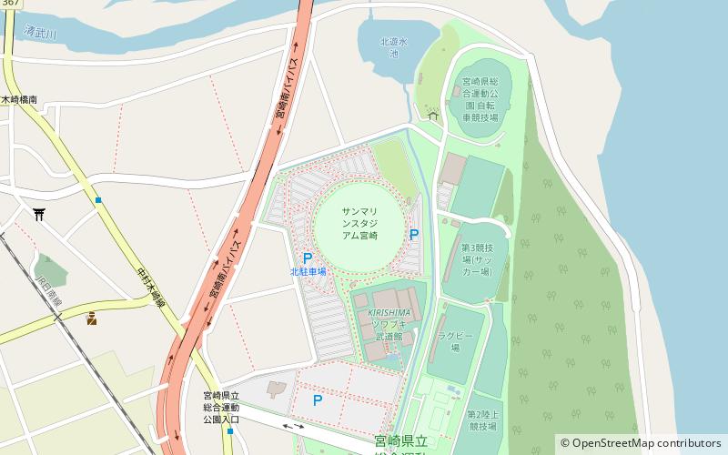 Sun Marine Stadium location map