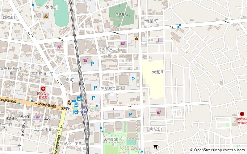 miyazaki prefectural gymnasium location map
