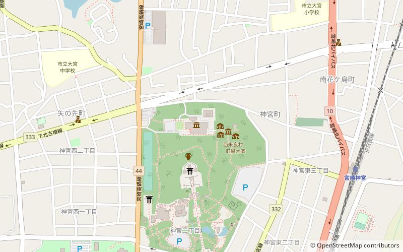 Miyazaki Prefectural Museum of Nature and History location map