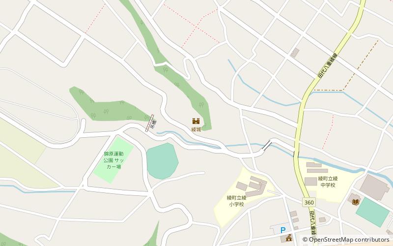 Zamek Aya location map