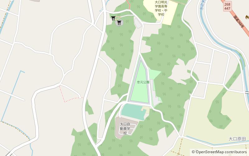 Ōkuchi location map