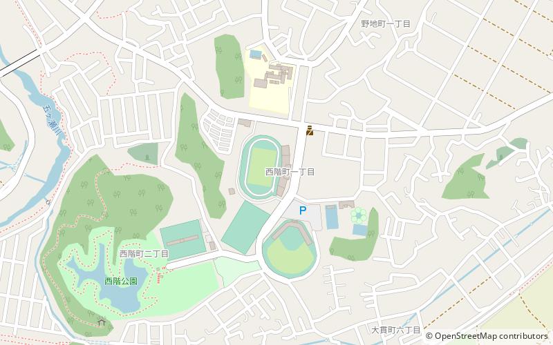 Nobeoka Nishishina Athletic Stadium location map