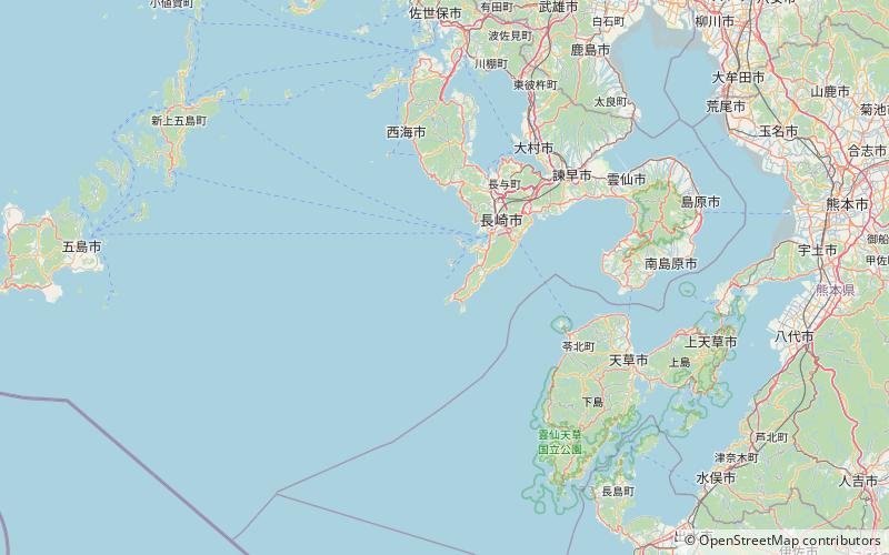 Wyspa Hashima location map