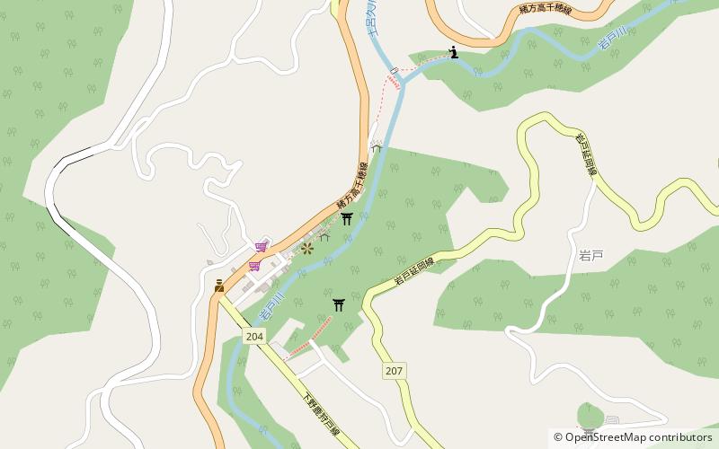 Amanoiwato Shrine location map