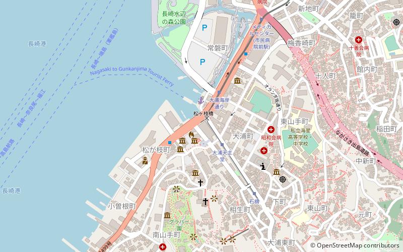gunkanjima nagasaki location map