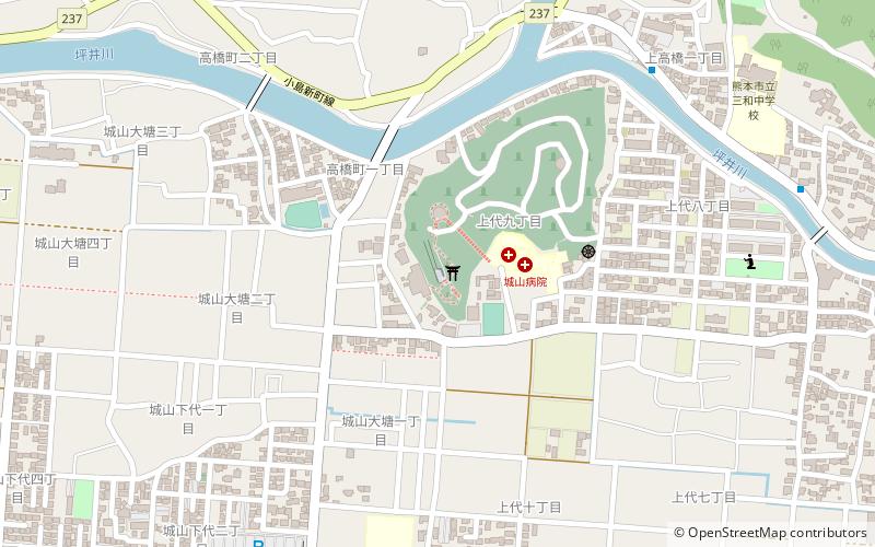Takahashi Inari Shrine location map