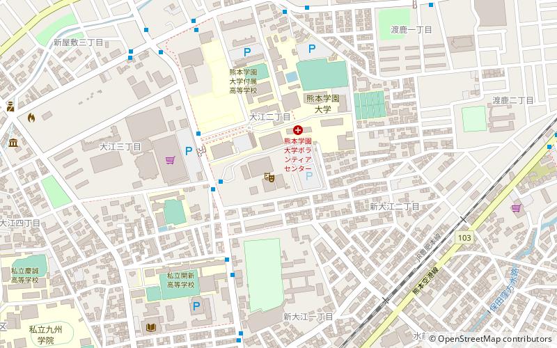 Kumamoto Prefectural Theater location map