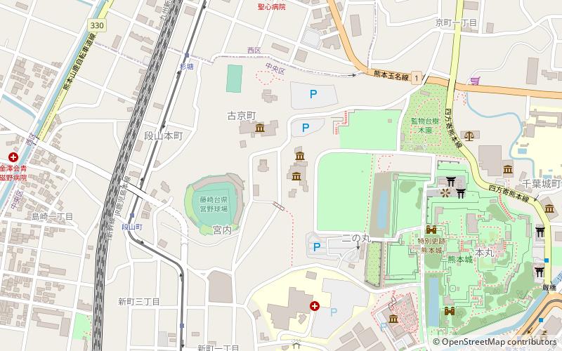 Kumamoto Prefectural Museum of Art location map
