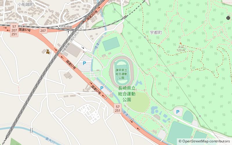 Estadio de Atletismo de Nagasaki location map