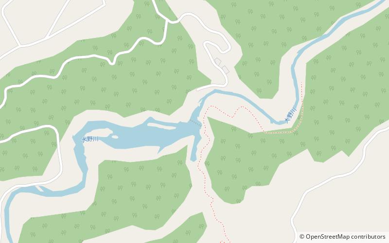 Hakusui Dam location map