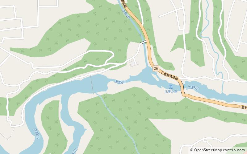 Chinda Falls location map