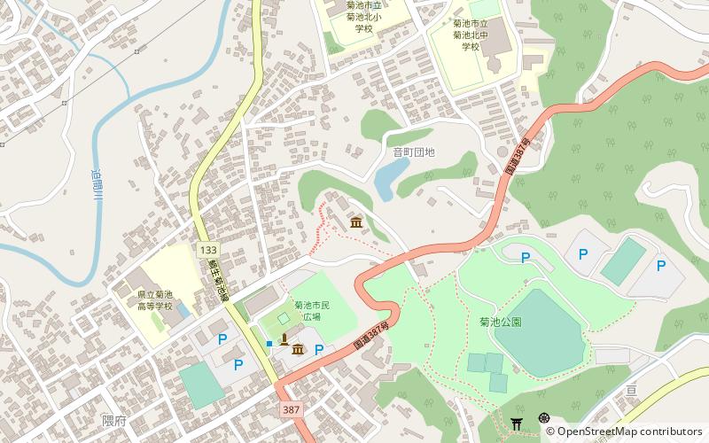 Kikuchi Shrine location map