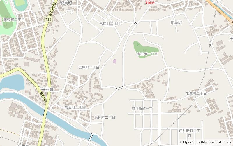 Mine de charbon de Miike location map