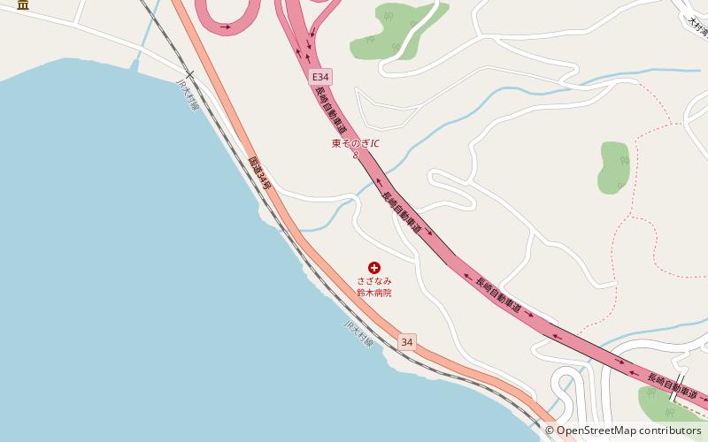 Higashisonogi location map