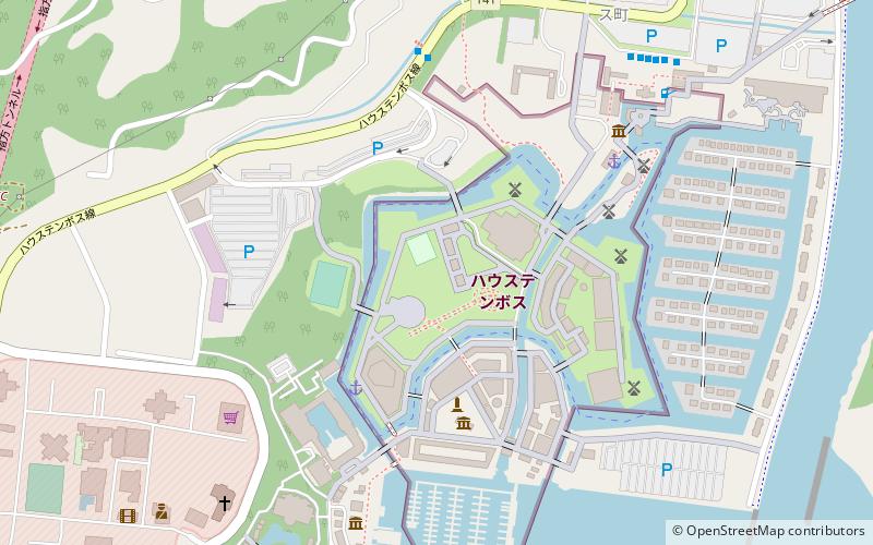 Huis Ten Bosch Theme Park location map