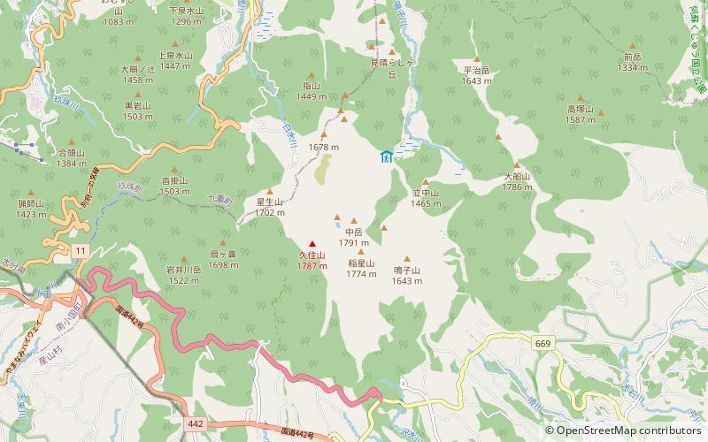 Nakadake location map