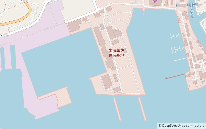 United States Fleet Activities Sasebo location map