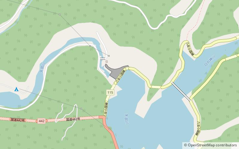 Hyugami Dam location map