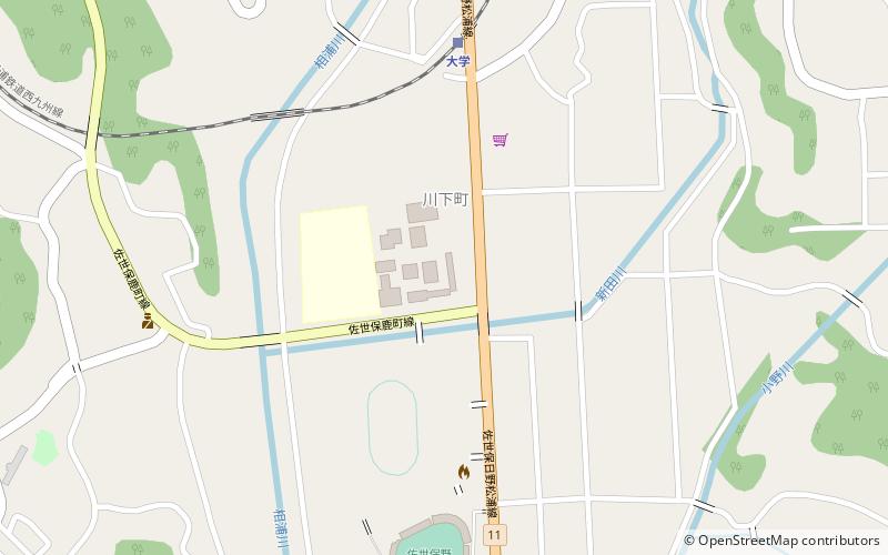 University of Nagasaki location map