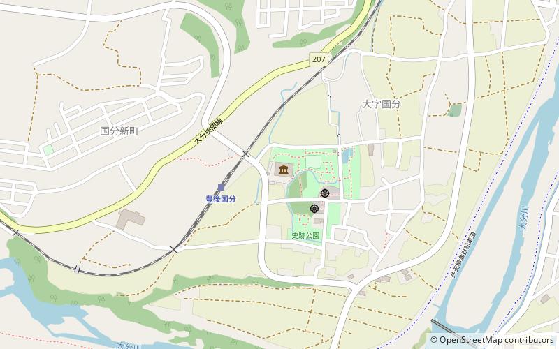 Ōita City Historical Museum location map