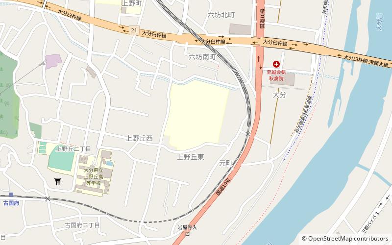 Oita Prefectural College of Arts and Culture location map