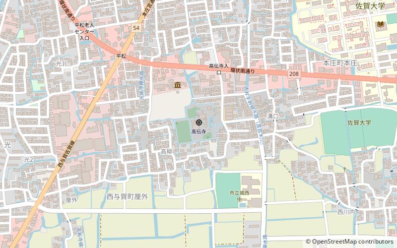 Kōden-ji location map