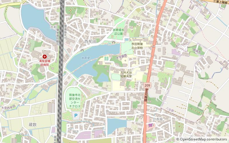 Kyushu Ohtani Junior College location map