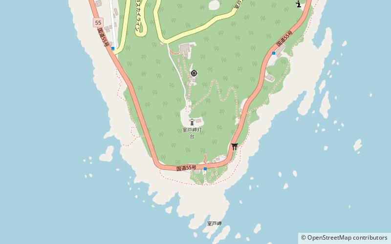 Murotozaki Lighthouse location map
