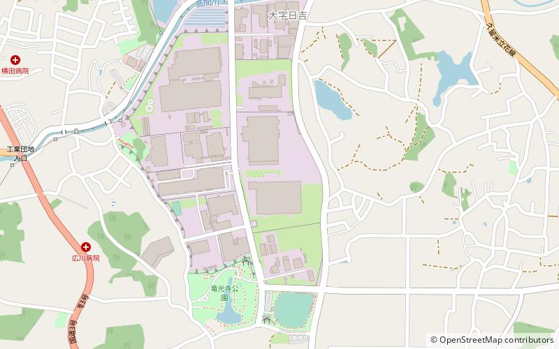 hirokawa kurume location map