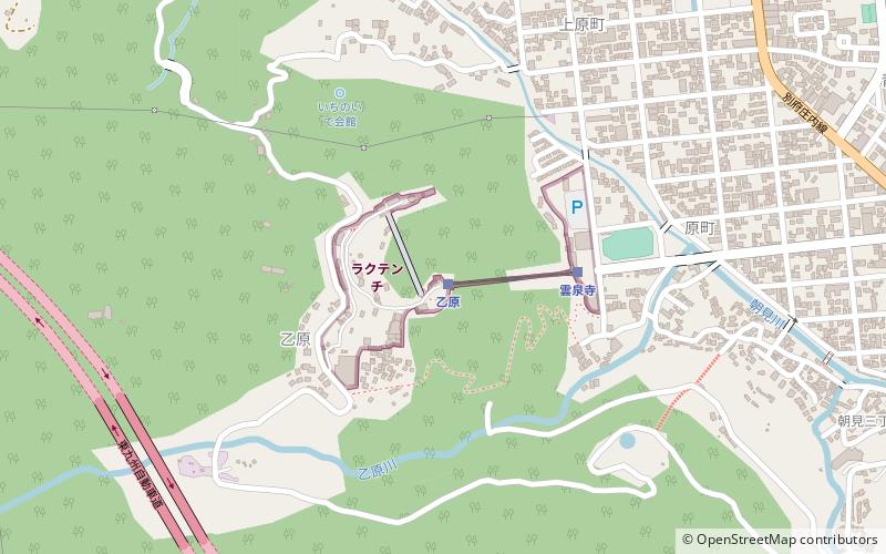 rakutenchi beppu location map