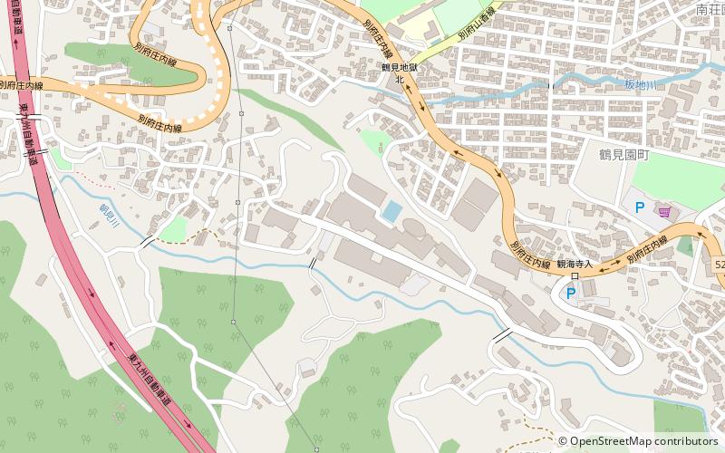 tanayu onsen beppu location map