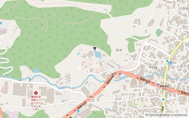 Hells of Beppu location map
