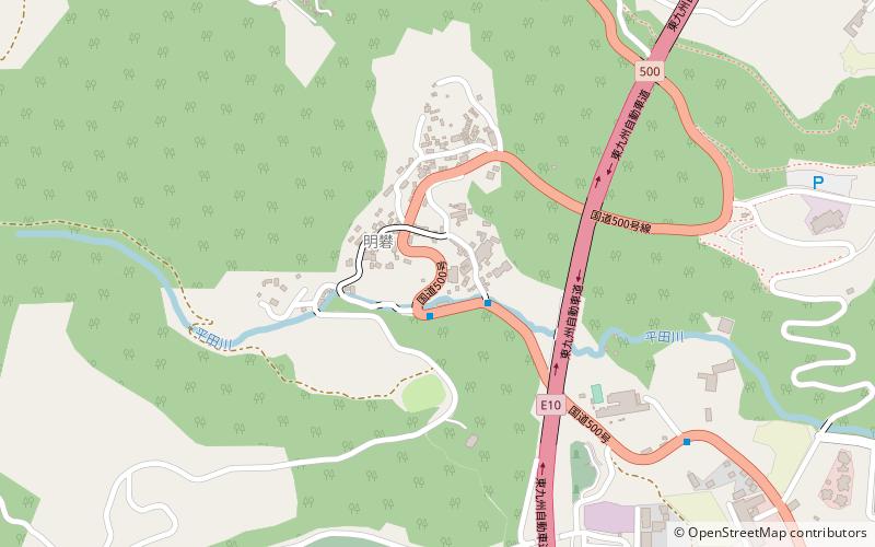 myoban onsen beppu location map
