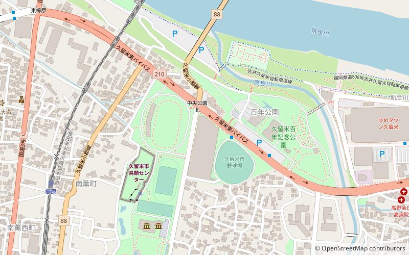 Kurume Arena location map