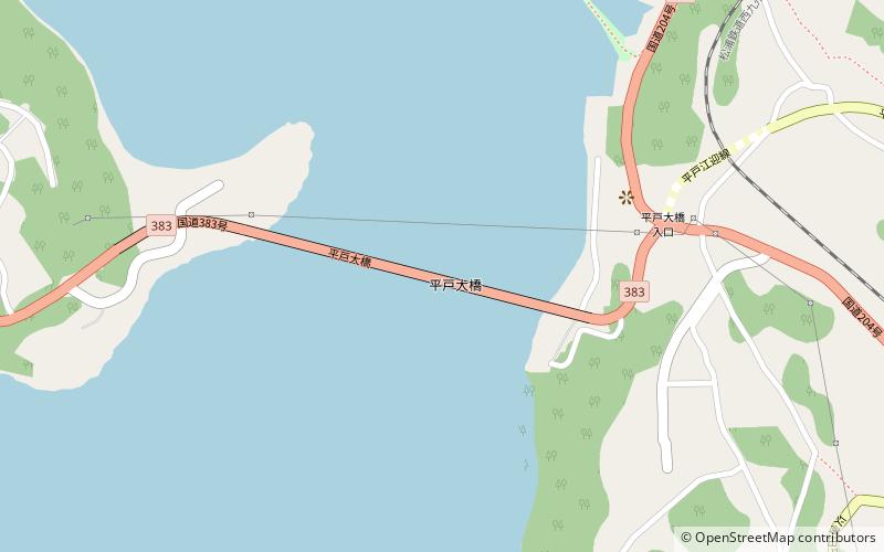 Hirado Bridge location map