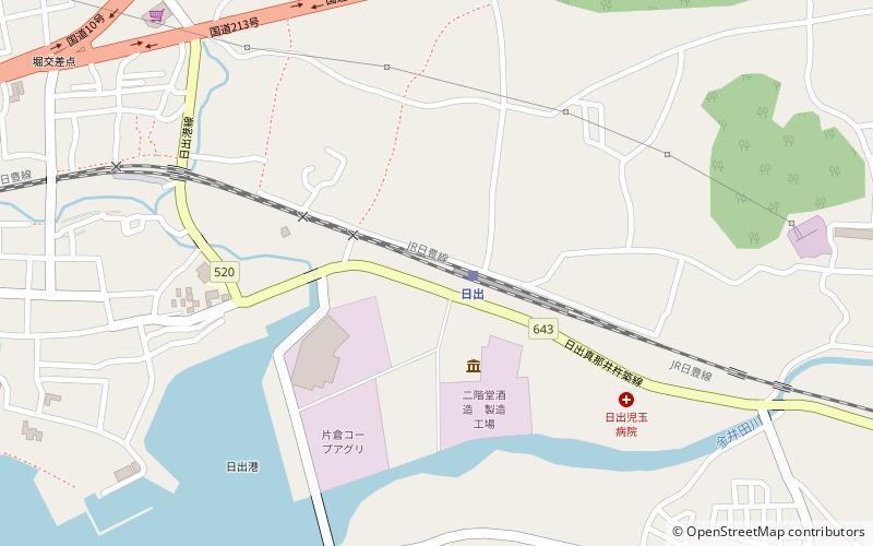 Hayami District location map