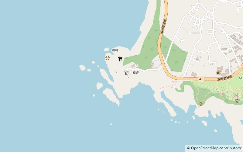 Shionomisaki Lighthouse location map