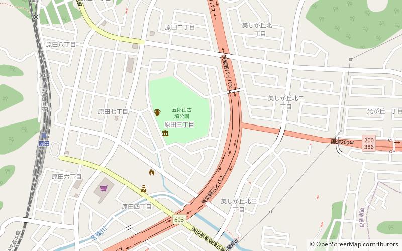 Gorōyama kofun location map